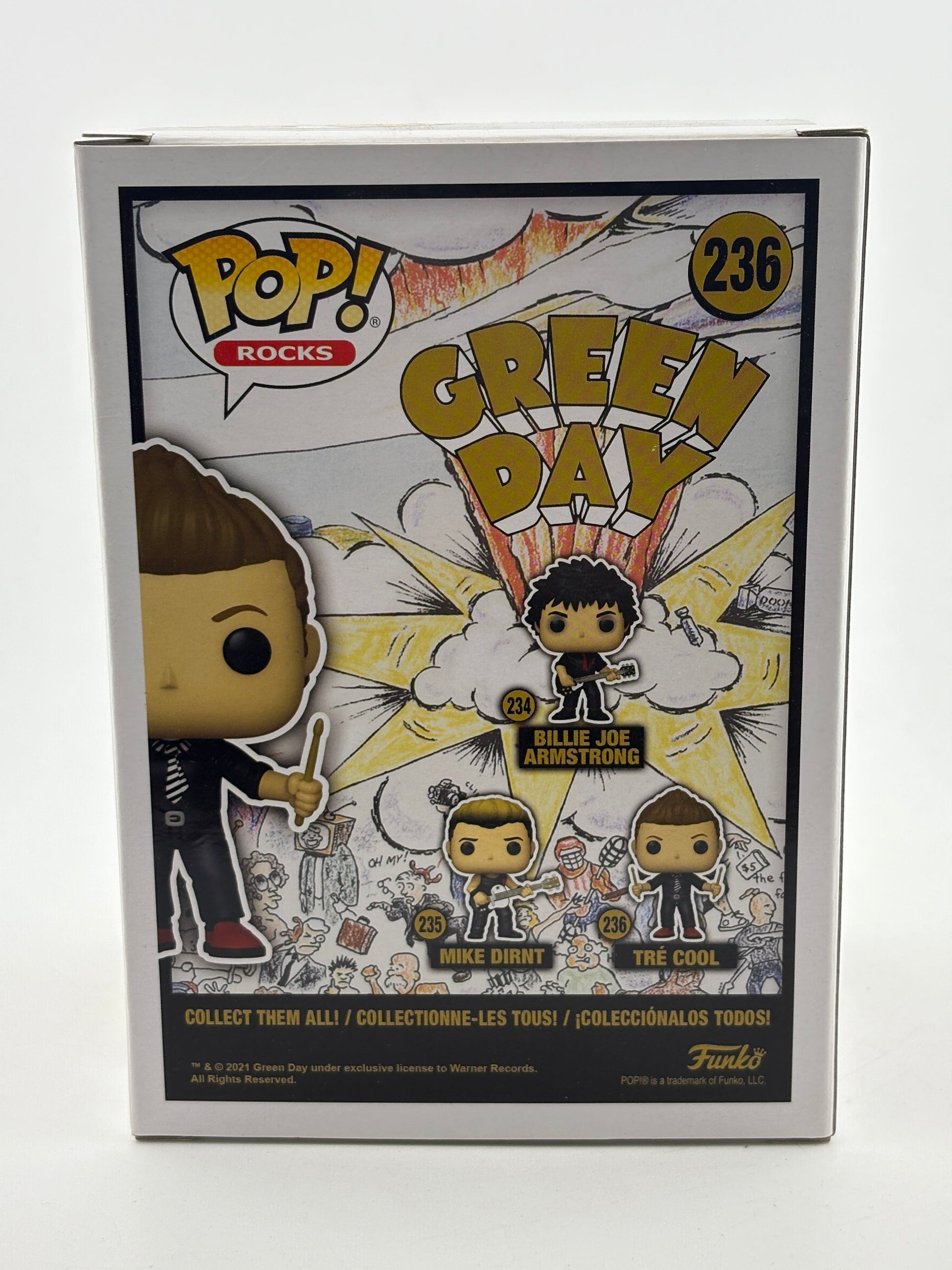 Funko POP! Rocks Green Day #236 Tre Cool Vinyl Figure FRENLY BRICKS - Open 7 Days