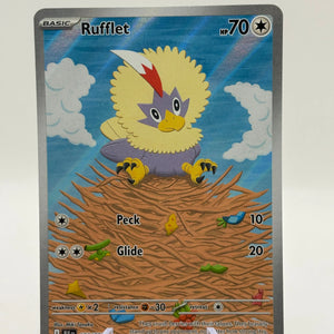 Pokemon TCG Black Bolt - Rufflet #154/086 Art Rare NM FRENLY BRICKS - Open 7 Days