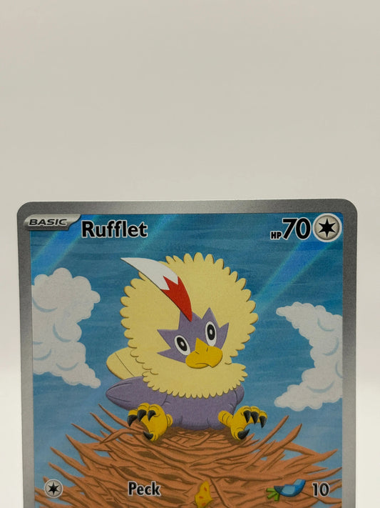 Pokemon TCG Black Bolt - Rufflet #154/086 Art Rare NM FRENLY BRICKS - Open 7 Days