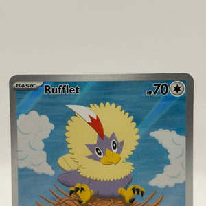 Pokemon TCG Black Bolt - Rufflet #154/086 Art Rare NM FRENLY BRICKS - Open 7 Days