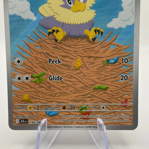 Pokemon TCG Black Bolt - Rufflet #154/086 Art Rare NM FRENLY BRICKS - Open 7 Days