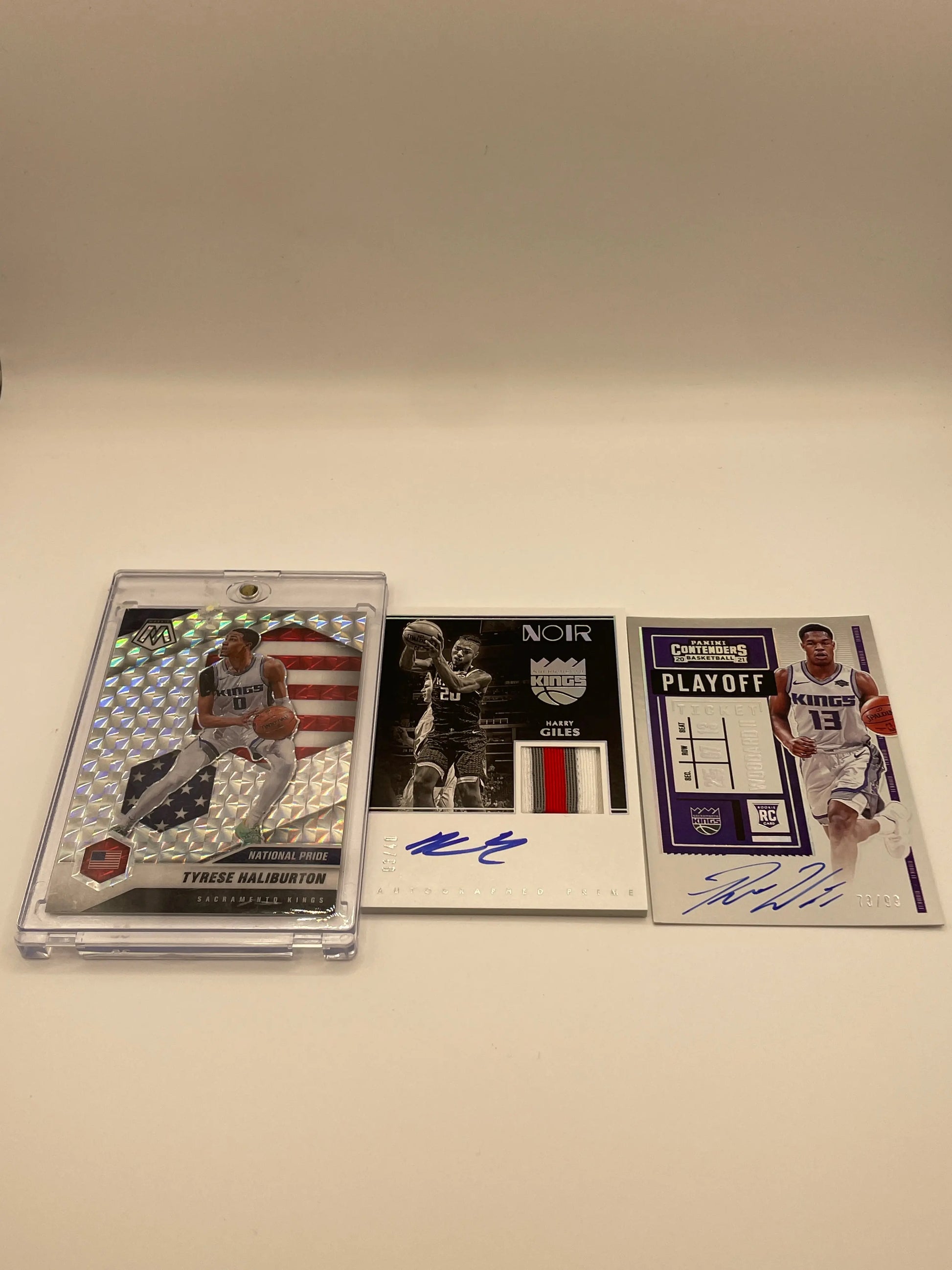 NBA Auto & Patch Sacramento Kings Sports card lot,bundle - Tyrese Haliburton + more (lot#53) FRENLY BRICKS - Open 7 Days