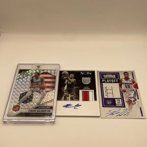 NBA Auto & Patch Sacramento Kings Sports card lot,bundle - Tyrese Haliburton + more (lot#53) FRENLY BRICKS - Open 7 Days