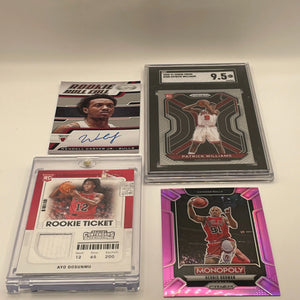 NBA Auto & Graded Chicago Bulls  card lot,bundle - Patrick Williams  + more (lot#54) FRENLY BRICKS - Open 7 Days