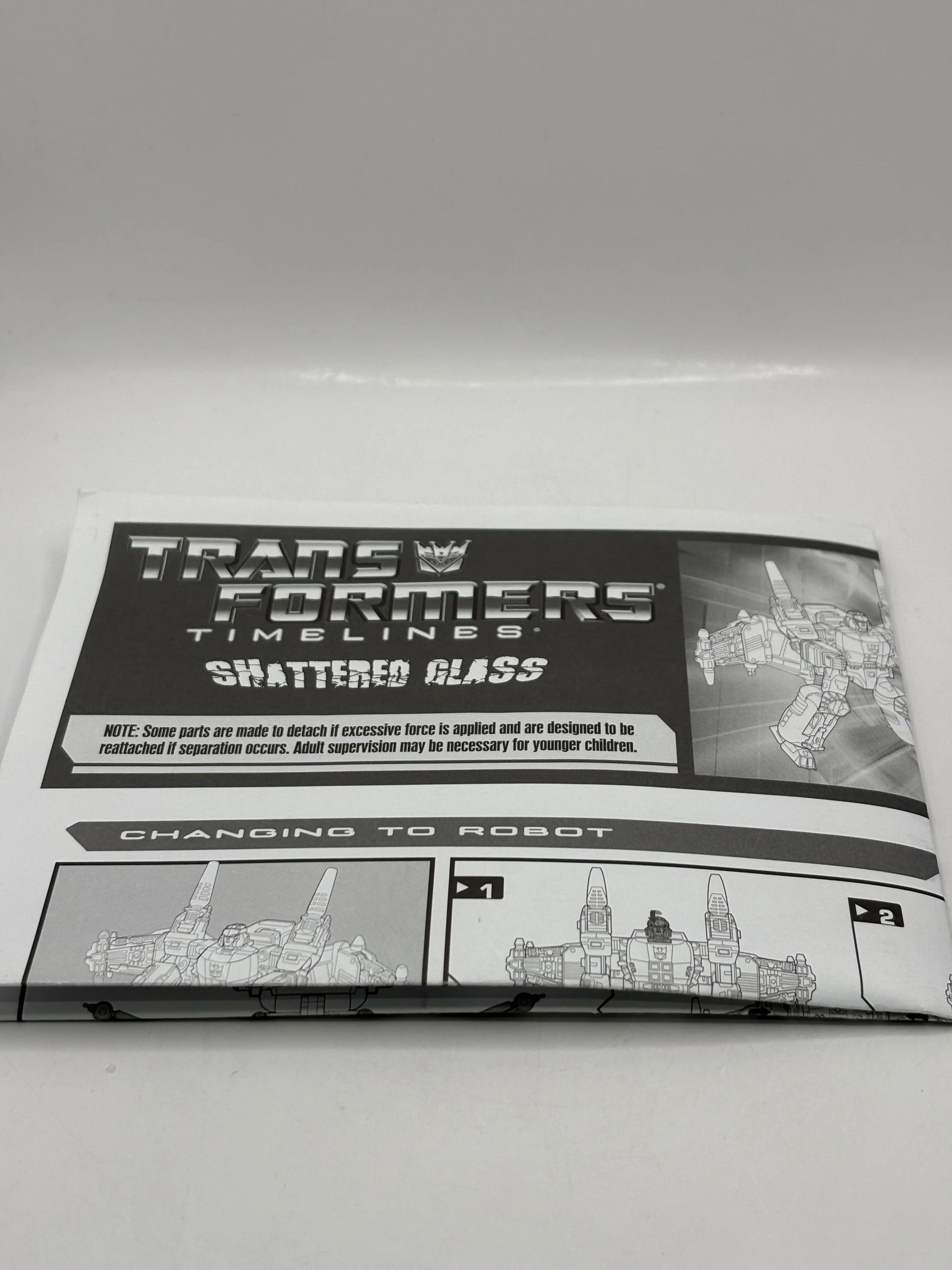 2008 Botcon Transformers Shattered Glass Megatron Tank Loose with Card FRENLY BRICKS - Open 7 Days