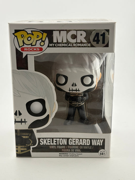 Funko POP! Rocks My Chemical Romance #41 Skeleton Gerard Way Vinyl Figure FRENLY BRICKS - Open 7 Days