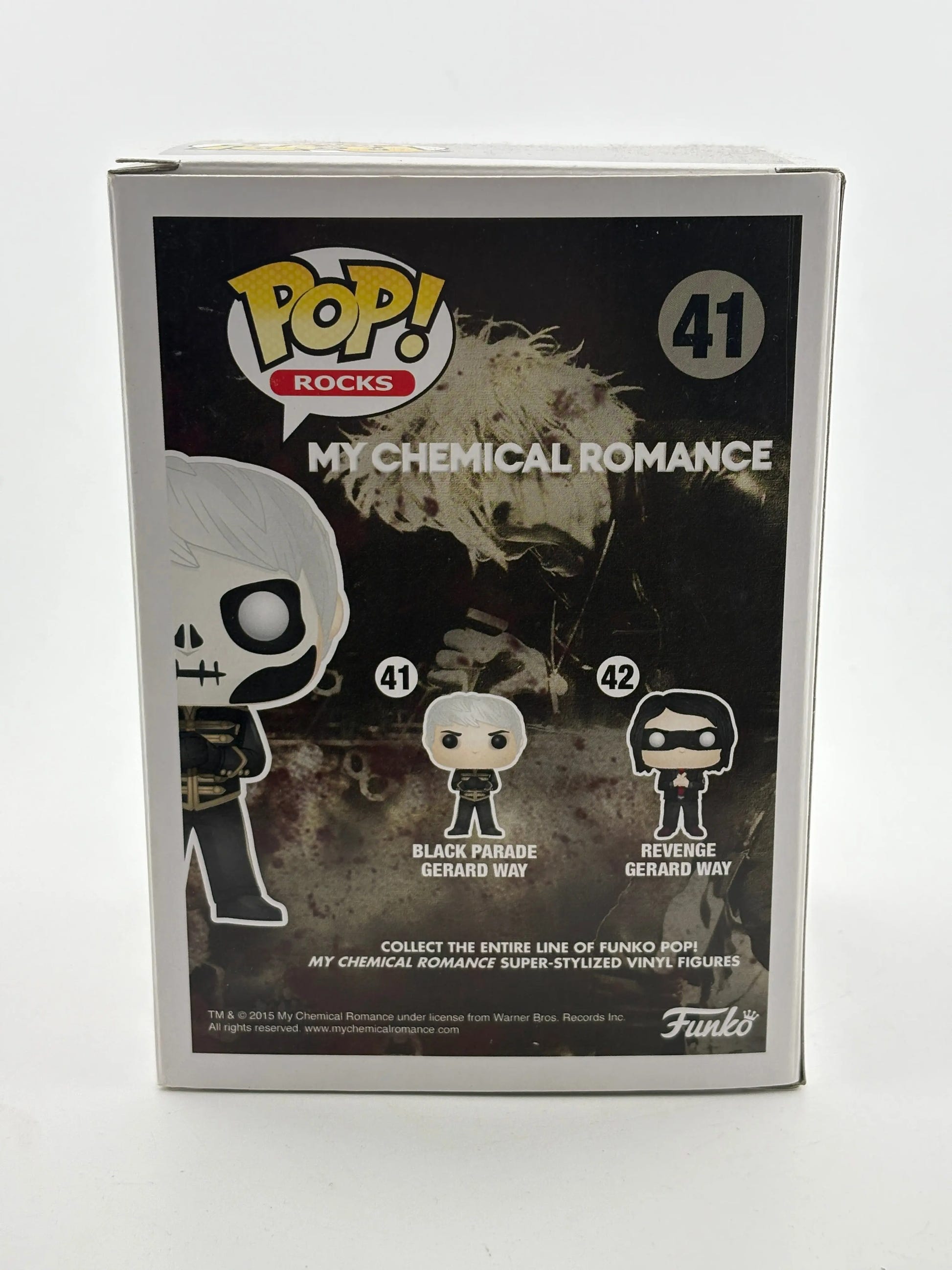 Funko POP! Rocks My Chemical Romance #41 Skeleton Gerard Way Vinyl Figure FRENLY BRICKS - Open 7 Days image 3