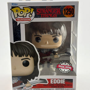 Funko POP! Television Stranger Things #1250 Eddie Special Edition FRENLY BRICKS - Open 7 Days