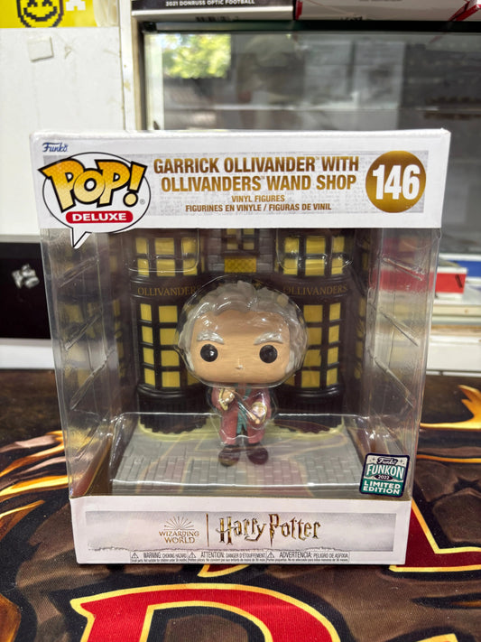 Funko Pop! Deluxe: Garrick Ollivander Funkon Limited Edition 2022 #146 FRENLY BRICKS - Open 7 Days
