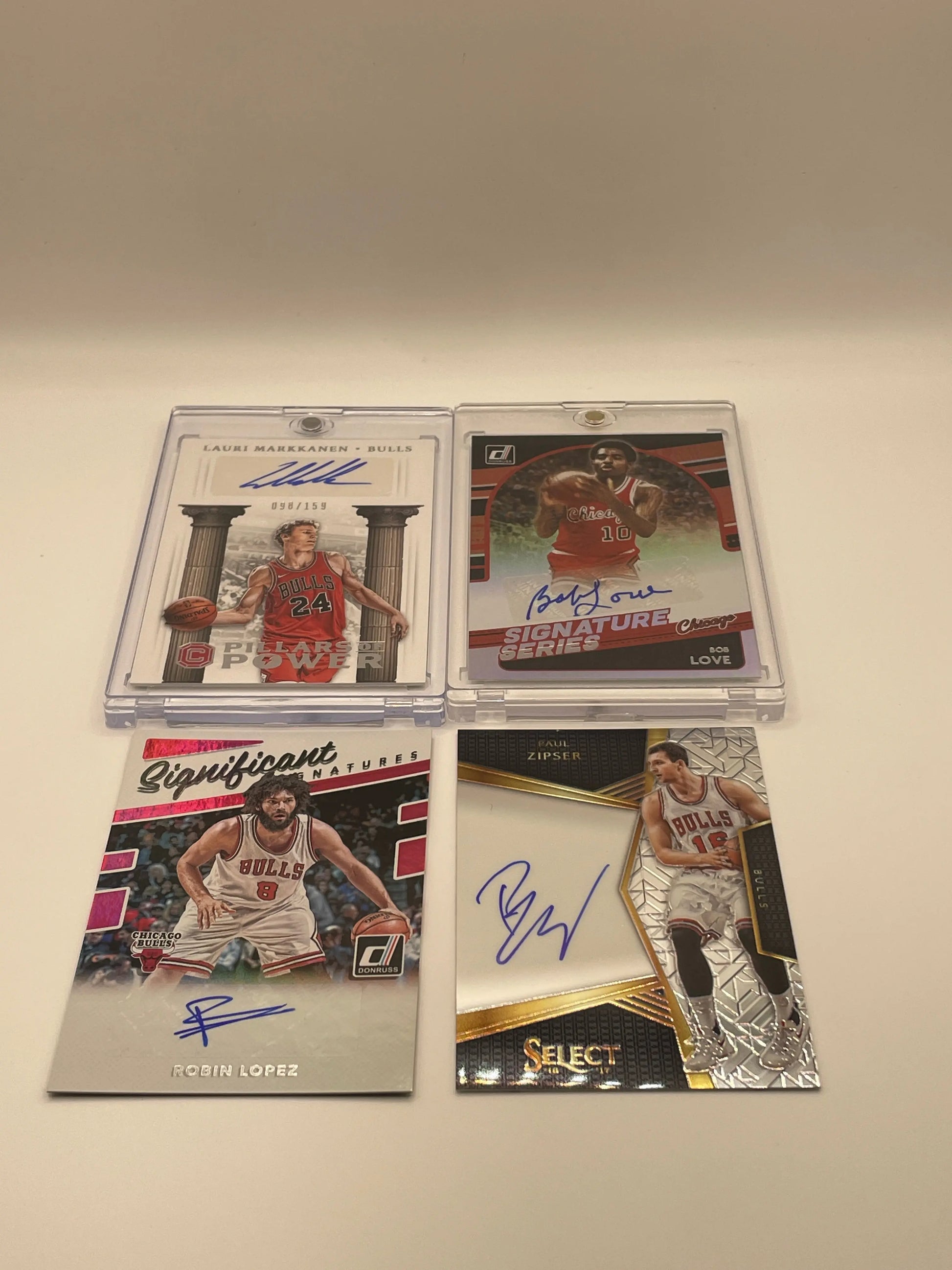 NBA Auto Chicago Bulls  card lot,bundle - Robin Lopez + more (lot#55) FRENLY BRICKS - Open 7 Days