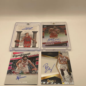 NBA Auto Chicago Bulls  card lot,bundle - Robin Lopez + more (lot#55) FRENLY BRICKS - Open 7 Days