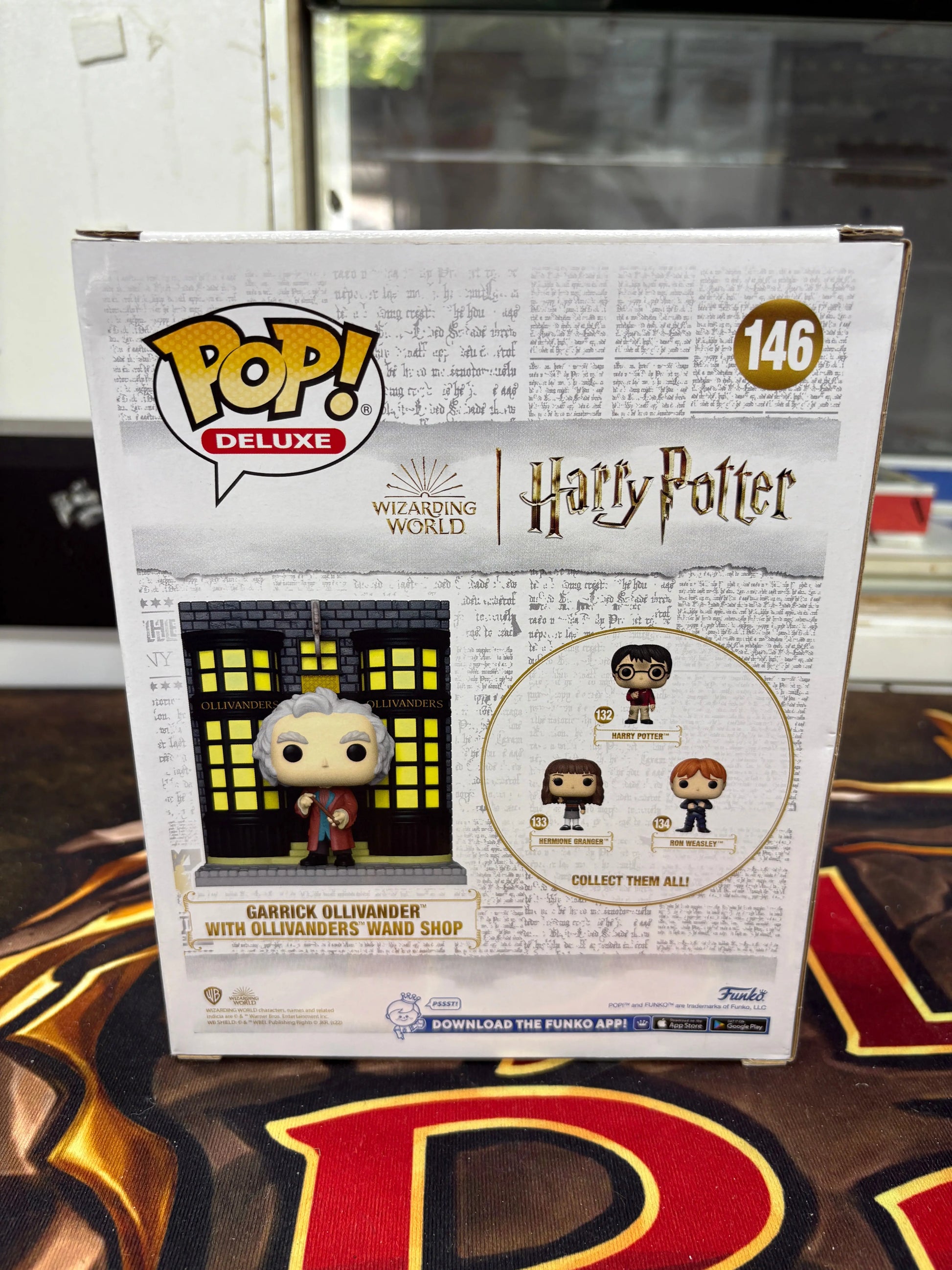 Funko Pop! Deluxe: Garrick Ollivander Funkon Limited Edition 2022 #146 FRENLY BRICKS - Open 7 Days