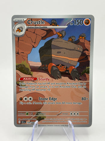 Pokemon TCG Black Bolt - Crustle #130/086 Art Rare NM FRENLY BRICKS - Open 7 Days