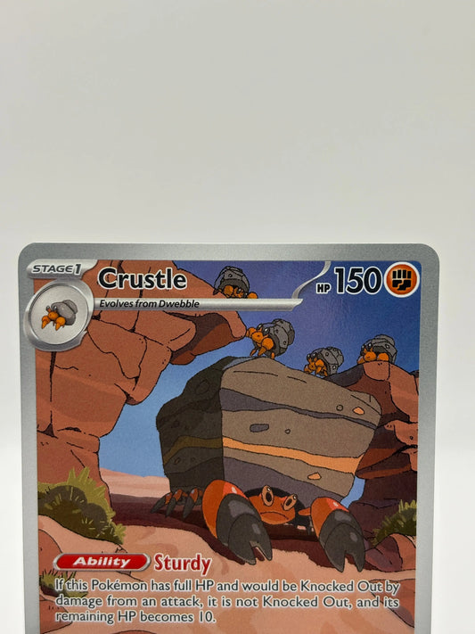 Pokemon TCG Black Bolt - Crustle #130/086 Art Rare NM FRENLY BRICKS - Open 7 Days