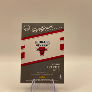 NBA Auto Chicago Bulls  card lot,bundle - Robin Lopez + more (lot#55) FRENLY BRICKS - Open 7 Days