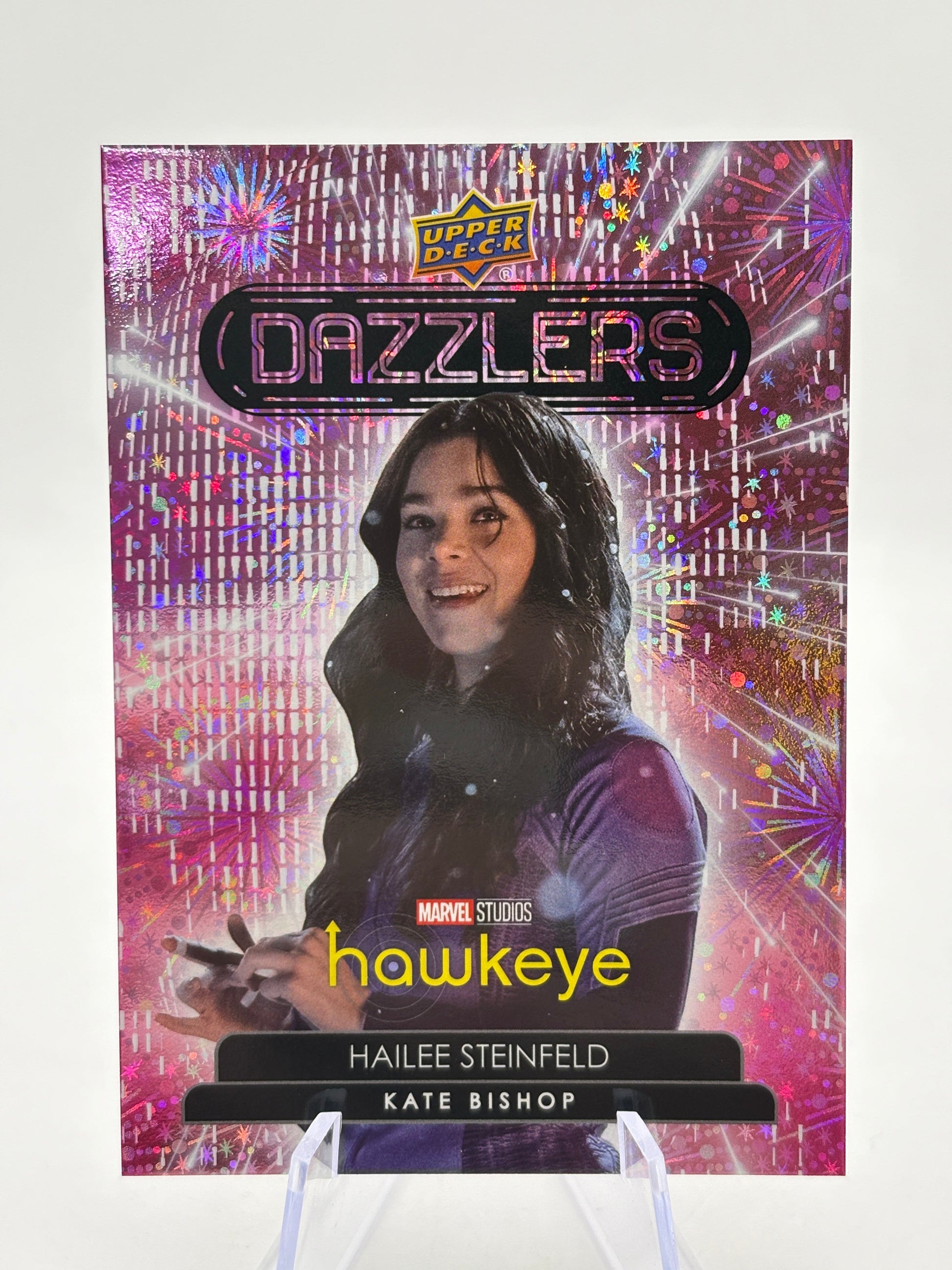 2024 Marvel Upper Deck Studio Series 1 DZ-3 Dazzlers Hailee Steinfeld Pink FRENLY BRICKS - Open 7 Days