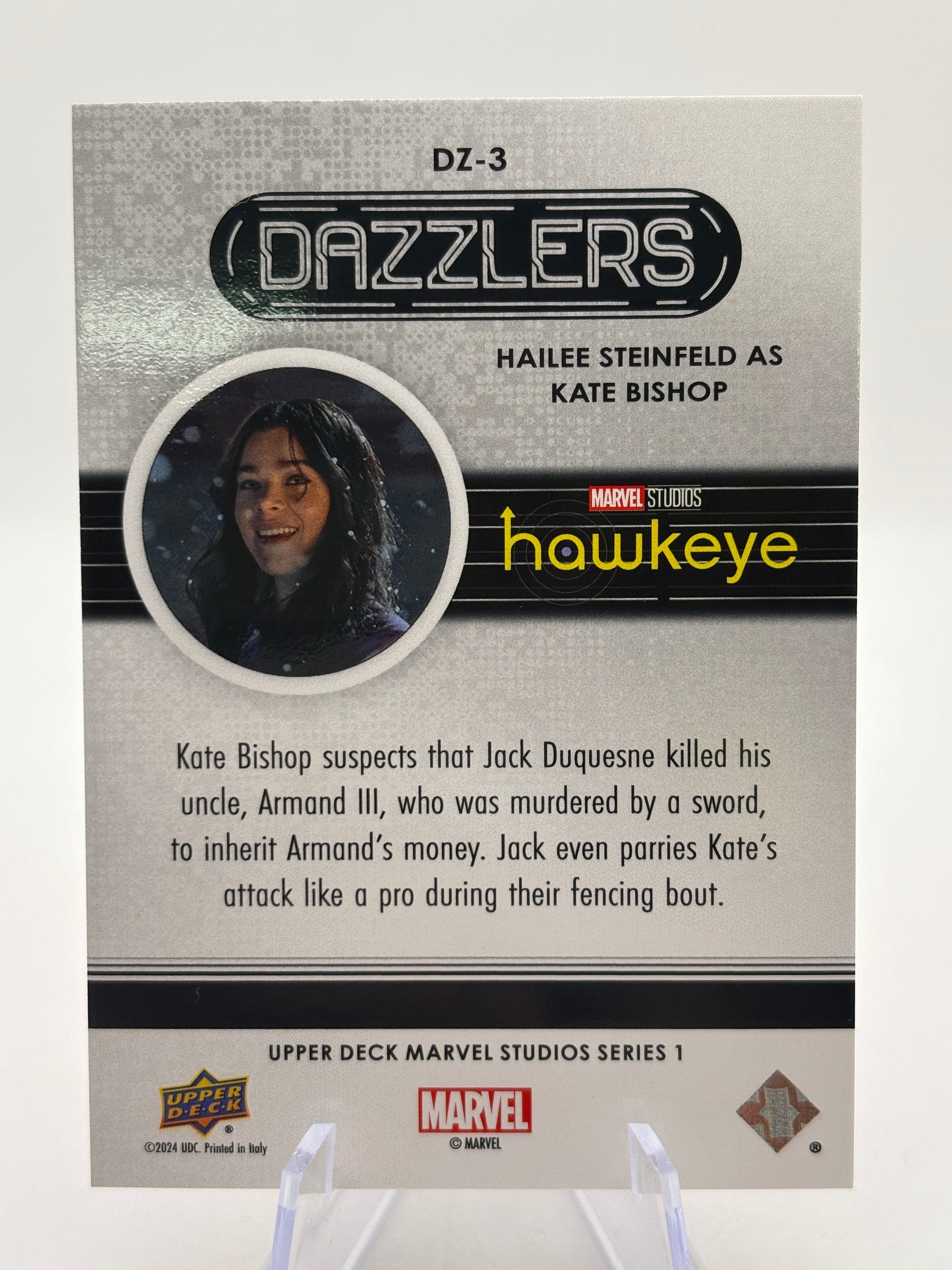 2024 Marvel Upper Deck Studio Series 1 DZ-3 Dazzlers Hailee Steinfeld Pink FRENLY BRICKS - Open 7 Days