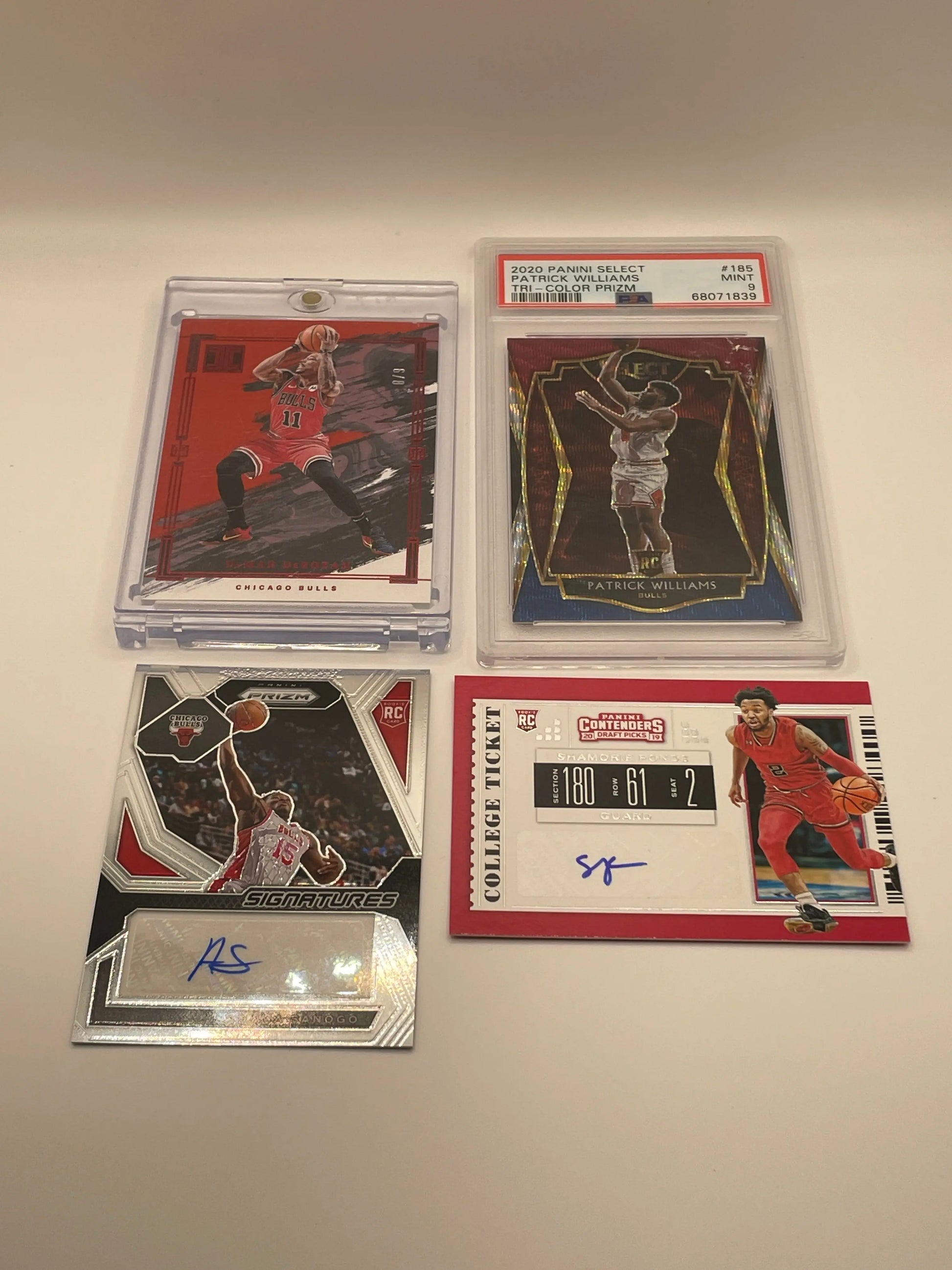 NBA Auto & Graded Chicago Bulls  card lot,bundle - Patrick Williams + more (lot#56) FRENLY BRICKS - Open 7 Days
