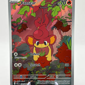 Pokemon TCG White Flare - Pansear #099/086 Art Rare FRENLY BRICKS - Open 7 Days