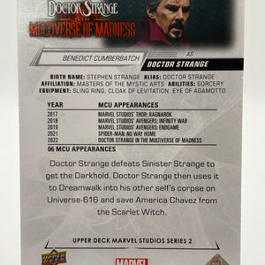 2024 Upper Deck Marvel Studios Series 2 Benedict Cumberbatch Doctor Strange /100 FRENLY BRICKS - Open 7 Days