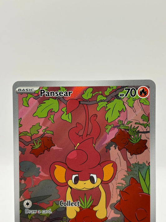Pokemon TCG White Flare - Pansear #099/086 Art Rare FRENLY BRICKS - Open 7 Days