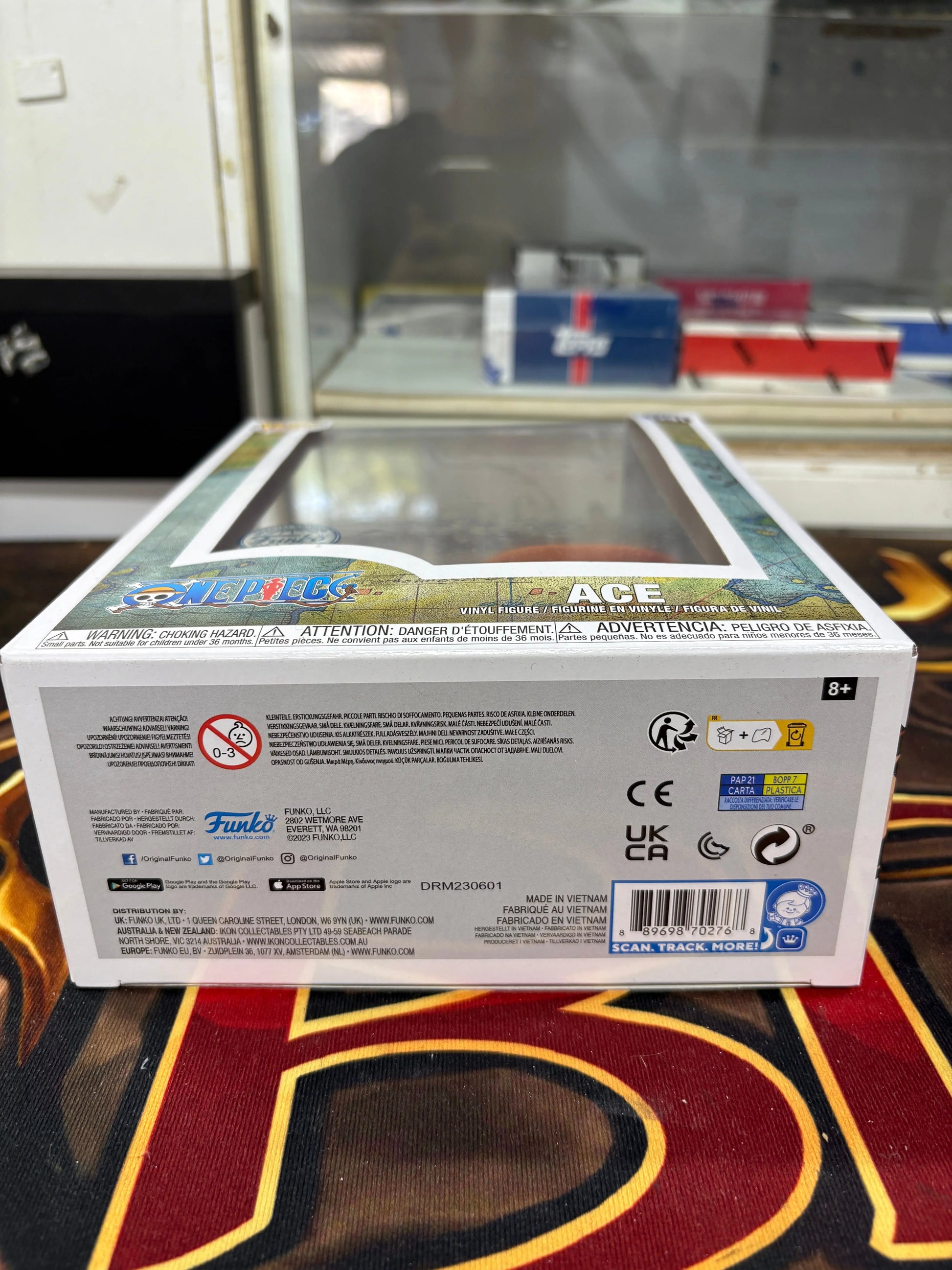 Funko Pop! One Piece Portgas D. Ace with Wanted Poster #1291 Special Edition FRENLY BRICKS - Open 7 Days