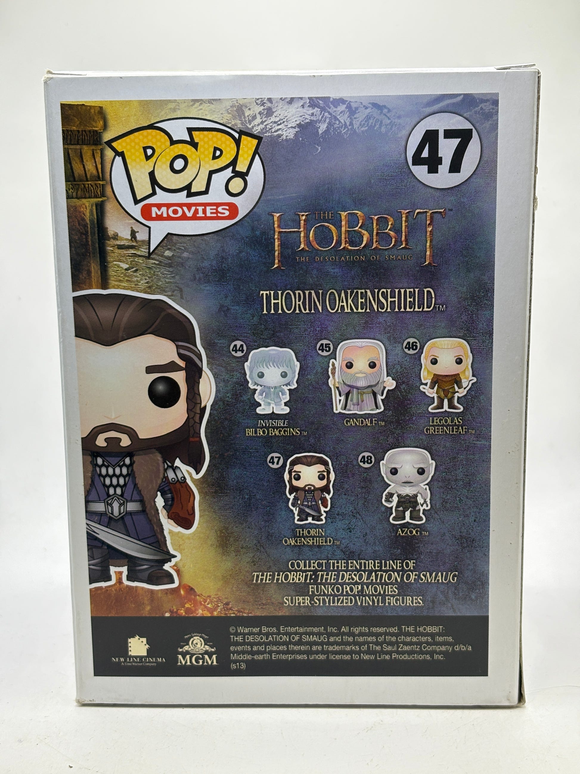 Funko POP! Movies The Hobbit #47 Thorin Oakenshield Vinyl Figure image 3