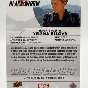 2024 Upper Deck Marvel Studios Series 2 Florence Pugh Yelena Belova Outburst Silver FRENLY BRICKS - Open 7 Days