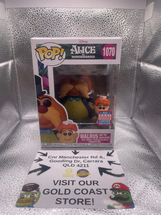 Funko POP! Disney Alice in Wonderland Walrus and the Carpenter #1070 FRENLY BRICKS - Open 7 Days