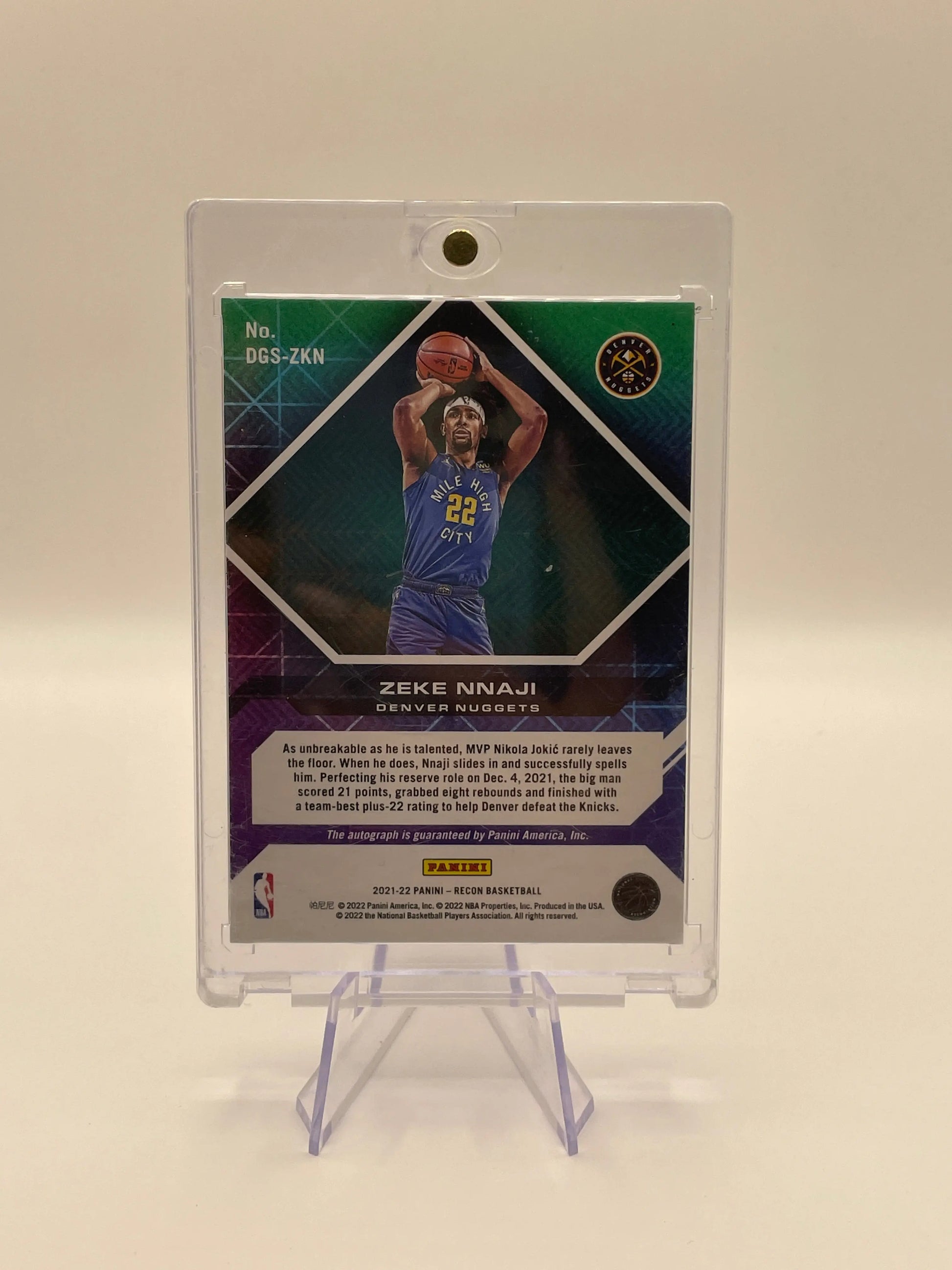 NBA Auto Denver Nuggets card lot,bundle - Zeke Nnaji + more (lot#58) FRENLY BRICKS - Open 7 Days