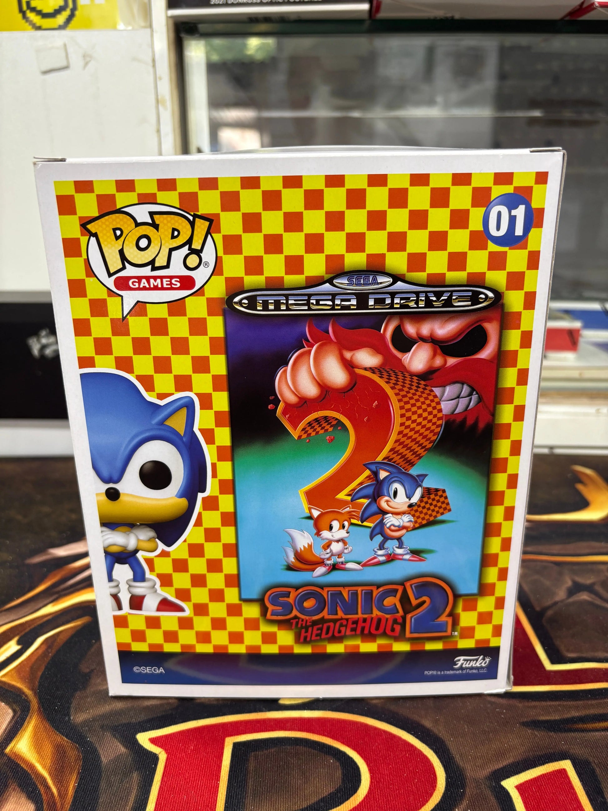 Funko Pop! Games Covers Posters Sonic the Hedgehog #01 SE FRENLY BRICKS - Open 7 Days