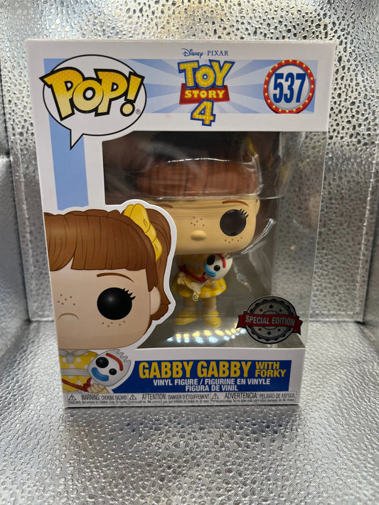 Funko POP Disney Pixar - Toy Story 4 - Gabby Gabby with Forky #537 FRENLY BRICKS - Open 7 Days