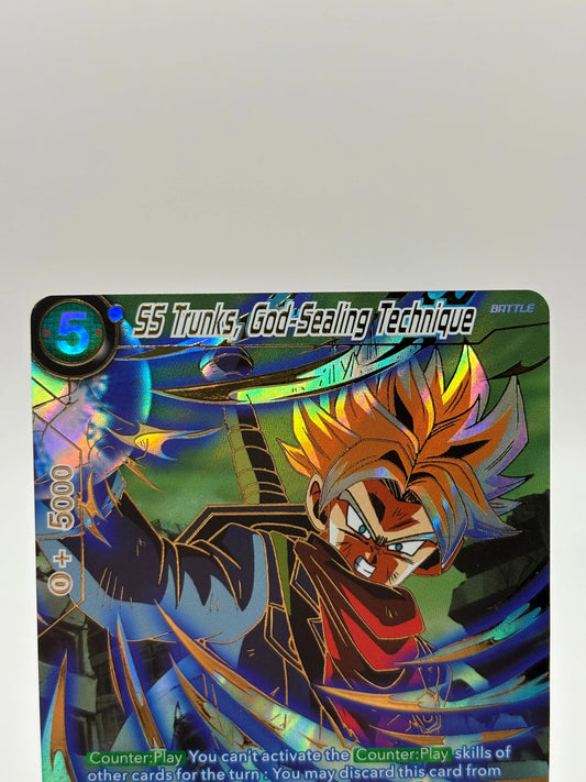 Dragon Ball Super - SS Trunks, God-Sealing Technique BT10-044 SPR NM (2) FRENLY BRICKS - Open 7 Days