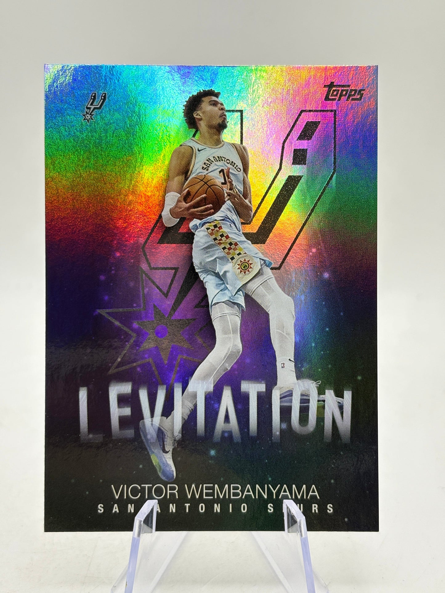 2025-26 Topps Basketball - #L-10 Victory Wembanyama Levitation Insert Silver FRENLY BRICKS - Open 7 Days