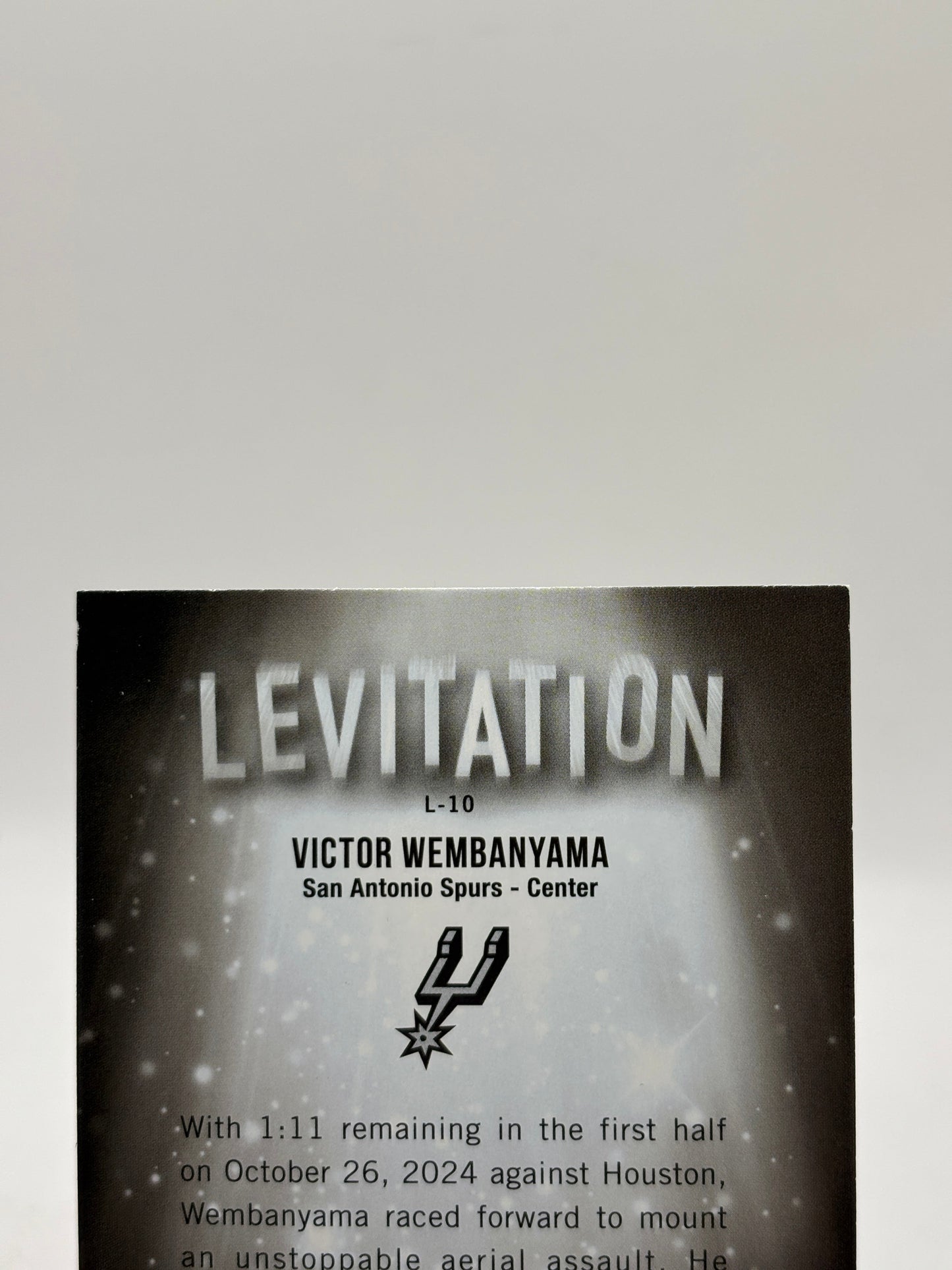 2025-26 Topps Basketball - #L-10 Victory Wembanyama Levitation Insert Silver FRENLY BRICKS - Open 7 Days