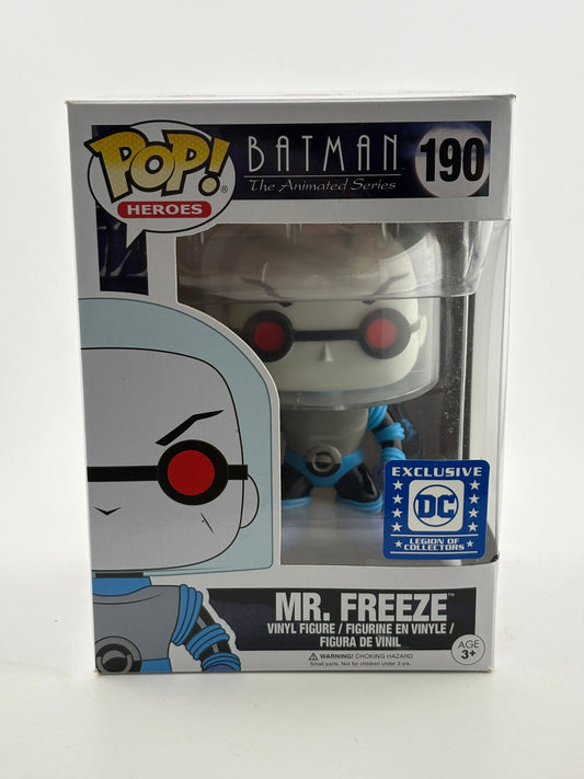Funko POP! Heroes Batman The Animated Series #190 Mr. Freeze Exclusive FRENLY BRICKS - Open 7 Days