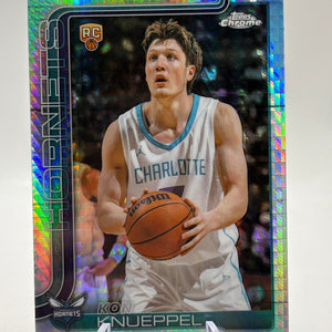 2025-26 Topps Chrome #254 Kon Knueppel Silver Wave FRENLY BRICKS - Open 7 Days