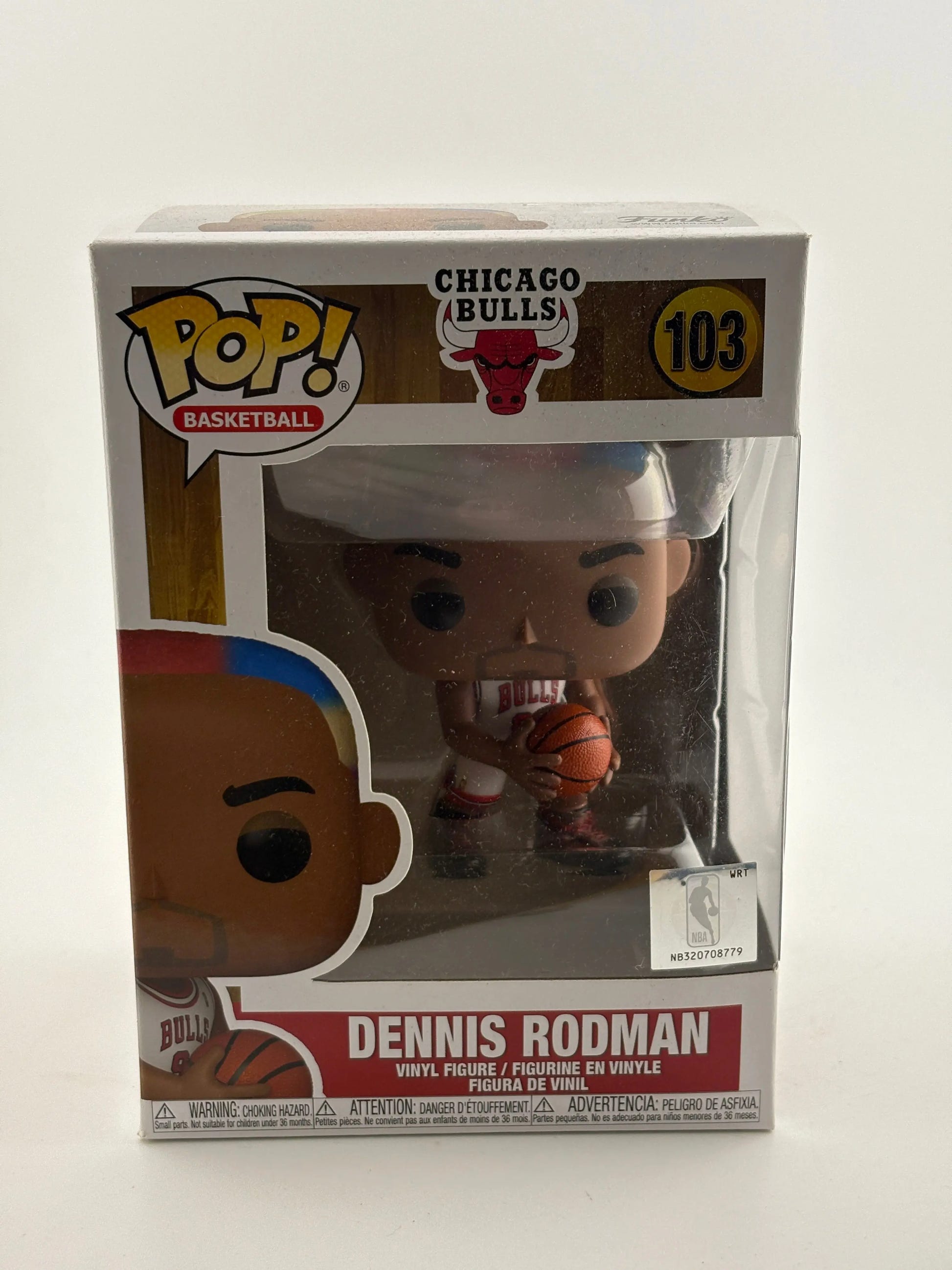 Funko POP! Basketball Chicago Bulls #103 Dennis Rodman Vinyl Figure FRENLY BRICKS - Open 7 Days image 1