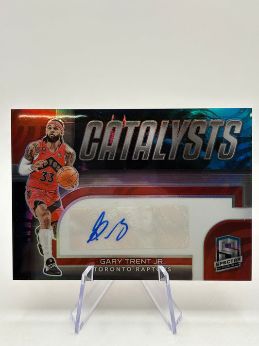2022-23 Panini Spectra Basketball  Catalysts Gary Trent Jr. Auto 1 OF 1 FRENLY BRICKS - Open 7 Days