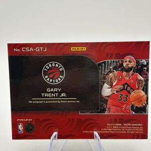 2022-23 Panini Spectra Basketball  Catalysts Gary Trent Jr. Auto 1 OF 1 FRENLY BRICKS - Open 7 Days