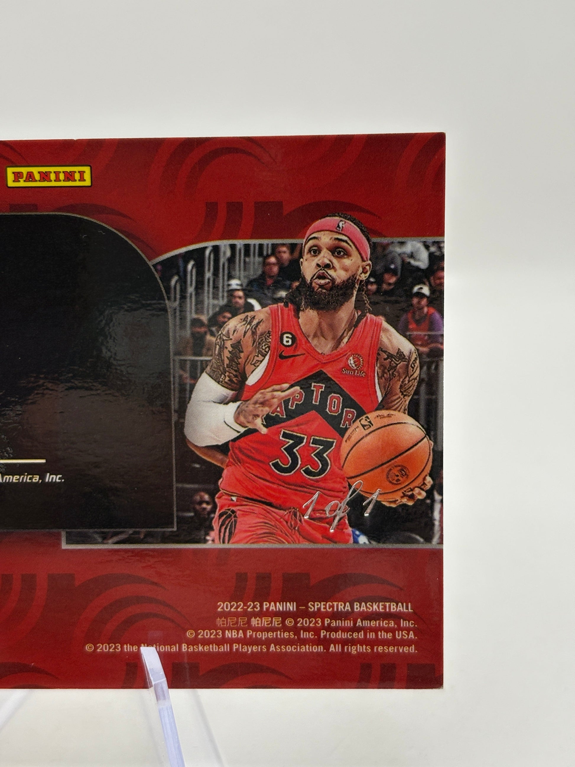 2022-23 Panini Spectra Basketball  Catalysts Gary Trent Jr. Auto 1 OF 1 FRENLY BRICKS - Open 7 Days