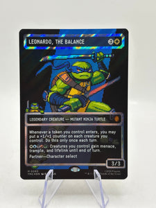 Magic The Gathering TMNT - Leonardo, The Balance M 0083 Foil
