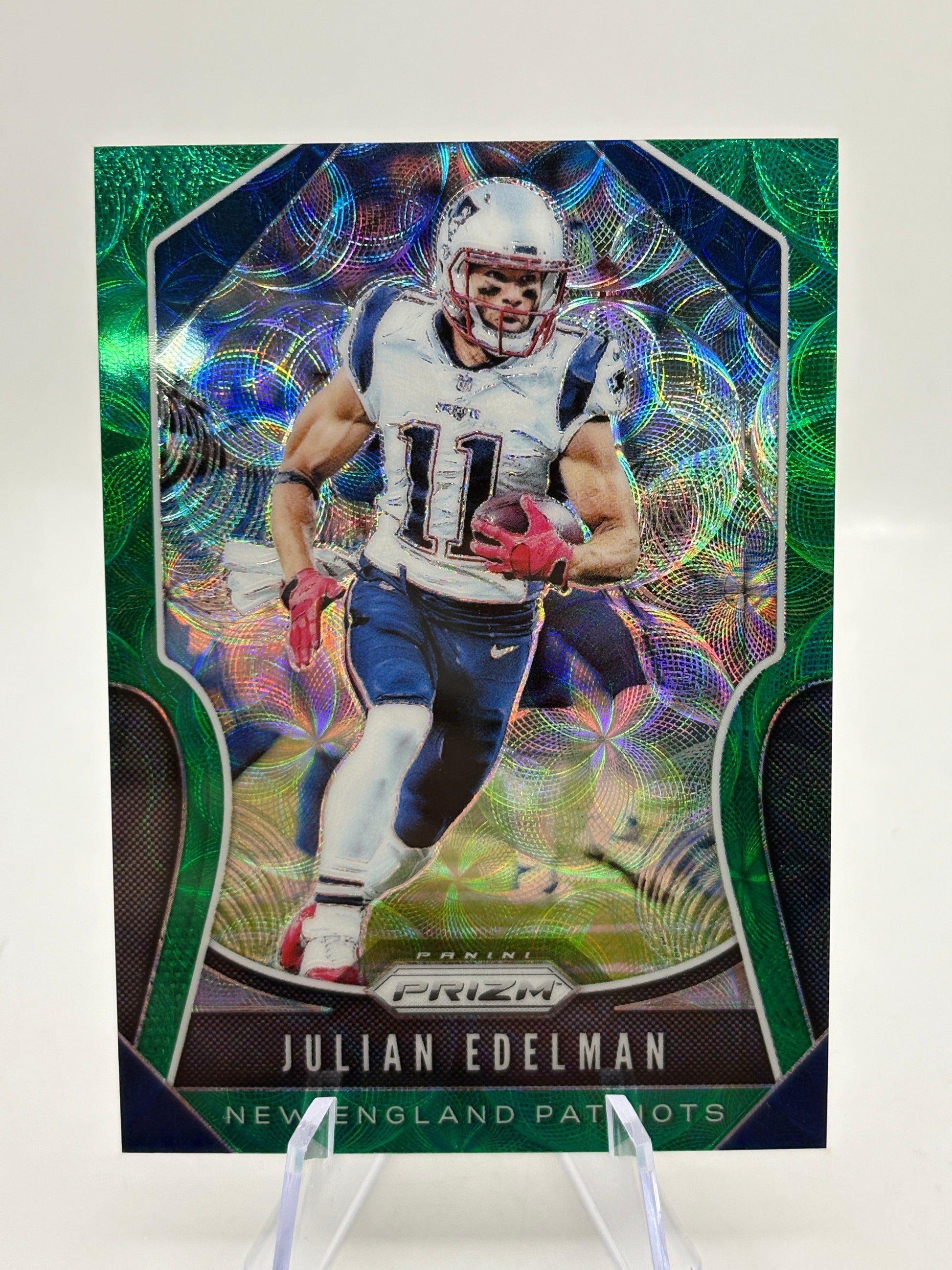 2019 Panini Prizm Green Scope Prizm /75 Julian Edelman #19 FRENLY BRICKS - Open 7 Days
