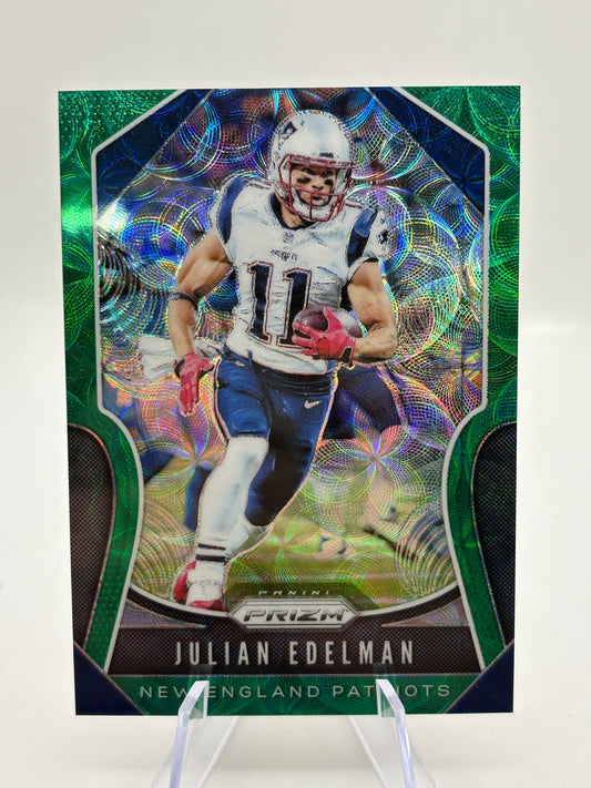 2019 Panini Prizm Green Scope Prizm /75 Julian Edelman #19 FRENLY BRICKS - Open 7 Days