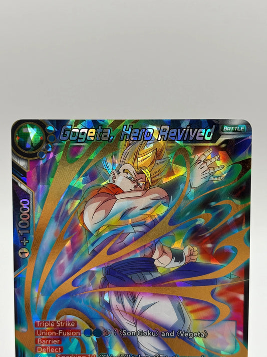 Dragon Ball Super Card Game - Gogeta, Hero Revived BT5-038 SR LP FRENLY BRICKS - Open 7 Days