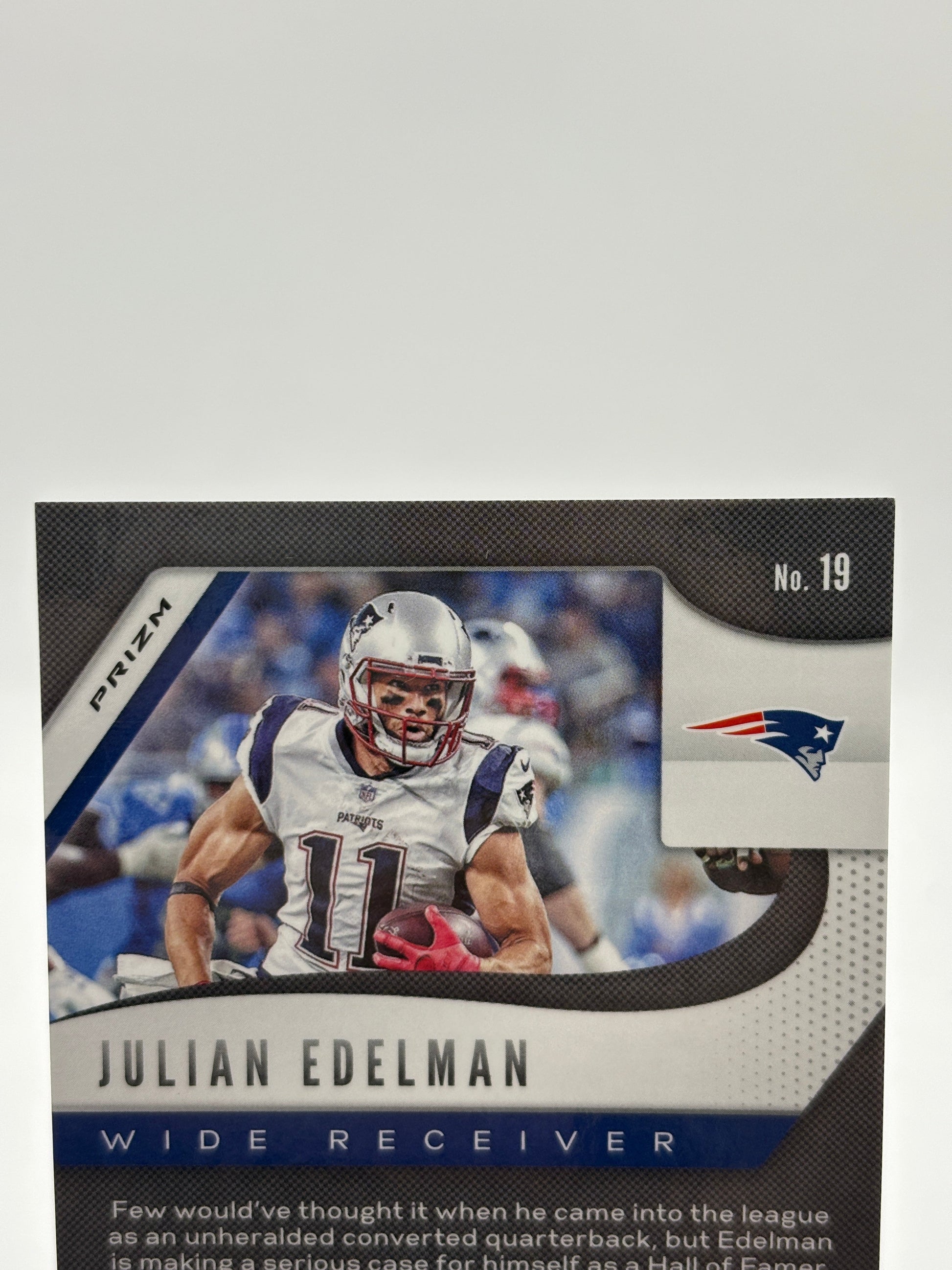 2019 Panini Prizm Football - Julian Edelman 17/99 Blue Cracked Ice NM FRENLY BRICKS - Open 7 Days
