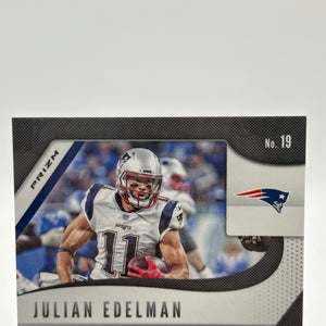 2019 Panini Prizm Football - Julian Edelman 17/99 Blue Cracked Ice NM FRENLY BRICKS - Open 7 Days