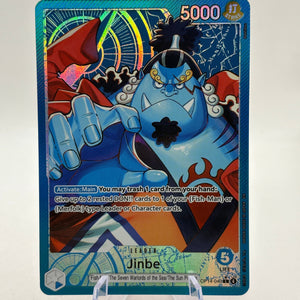 One Piece TCG OP14 - Jinbe OP14-040 Leader Alternate Art FRENLY BRICKS - Open 7 Days