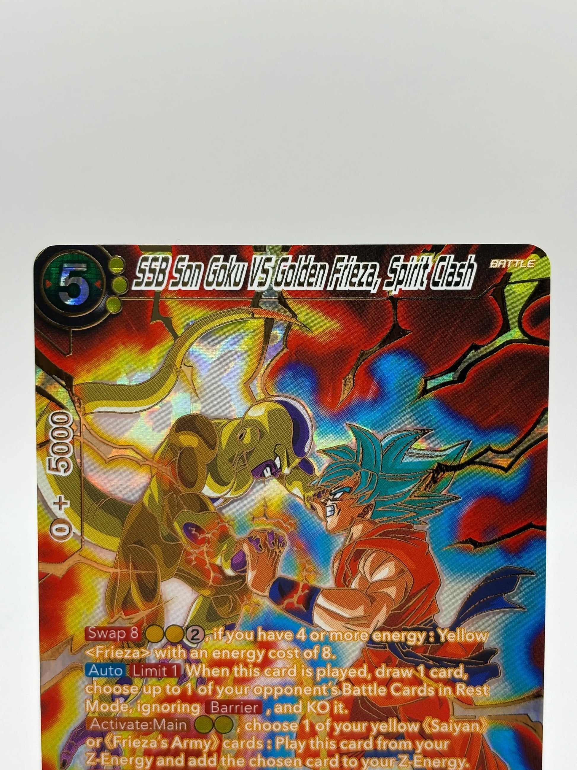 Dragon Ball Super - SSB Son Goku VS Golden Freiza, Spirit Clash BT21-111 SPR FRENLY BRICKS - Open 7 Days