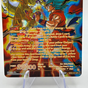 Dragon Ball Super - SSB Son Goku VS Golden Freiza, Spirit Clash BT21-111 SPR FRENLY BRICKS - Open 7 Days